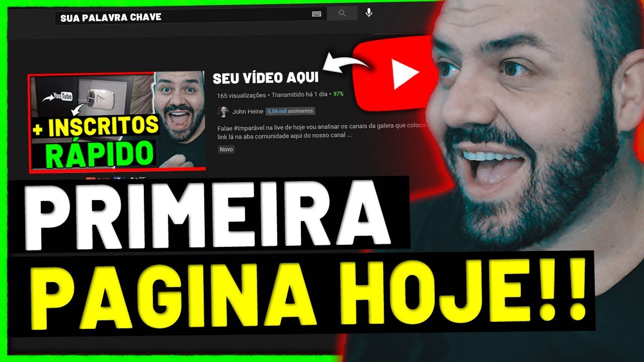 Seo Do Youtube Dicas De Como Aparecer Na Primeira P Gina Do Youtube John Heine