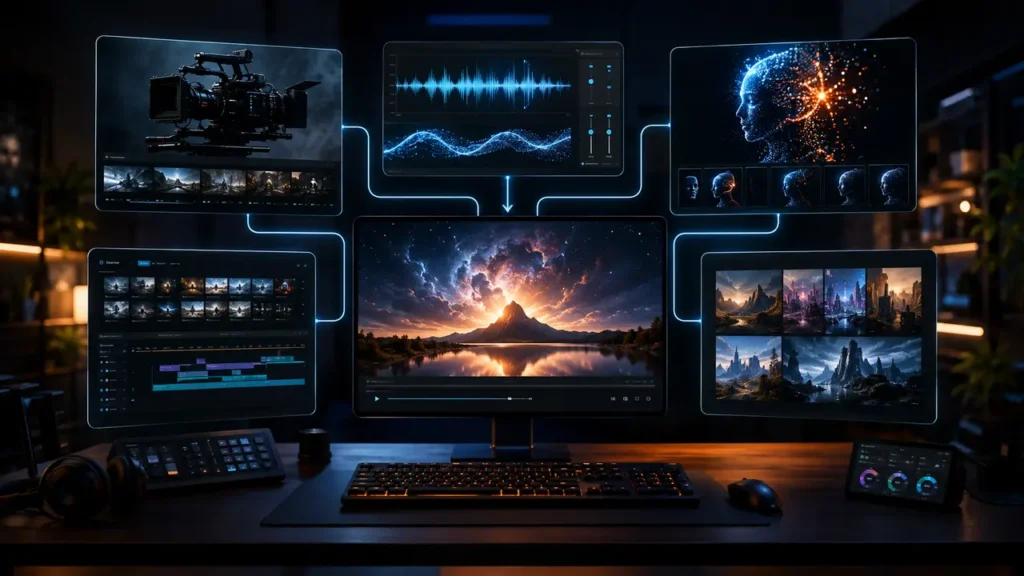 Conjunto de ferramentas de inteligência artificial para vídeos no YouTube