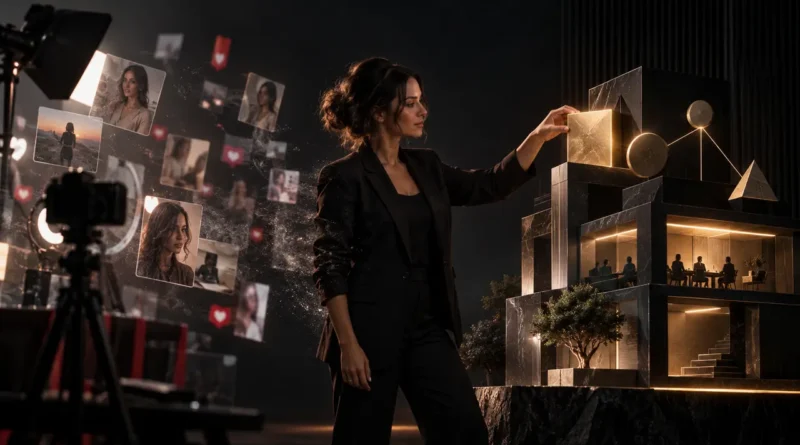 Criadora transformando alcance digital em participação em uma empresa